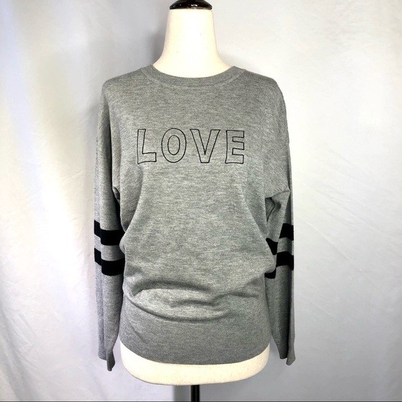 NWT Philosophy Love intarsia light soft sweater XS - Picture 1 of 11